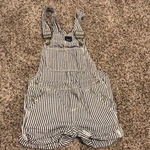 Toddler girls overall shorts. Great condition.